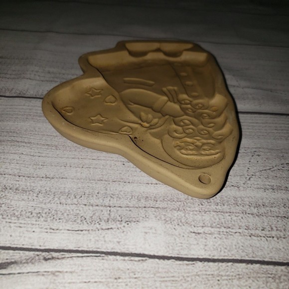 Vintage Brown Bag Cookie Art Santa Claus Cookie Mold 1989 Hill Design Christmas - Picture 7 of 7